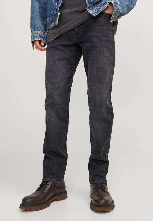 Jack & Jones CHRIS ORIGINAL - Jeans Straight Leg - black denim - Zalando.ch