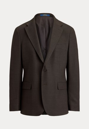 Polo Ralph Lauren, POLO MODERN FIT BIRDSEYE SUIT JACKET - Blazer jacket - dark brown