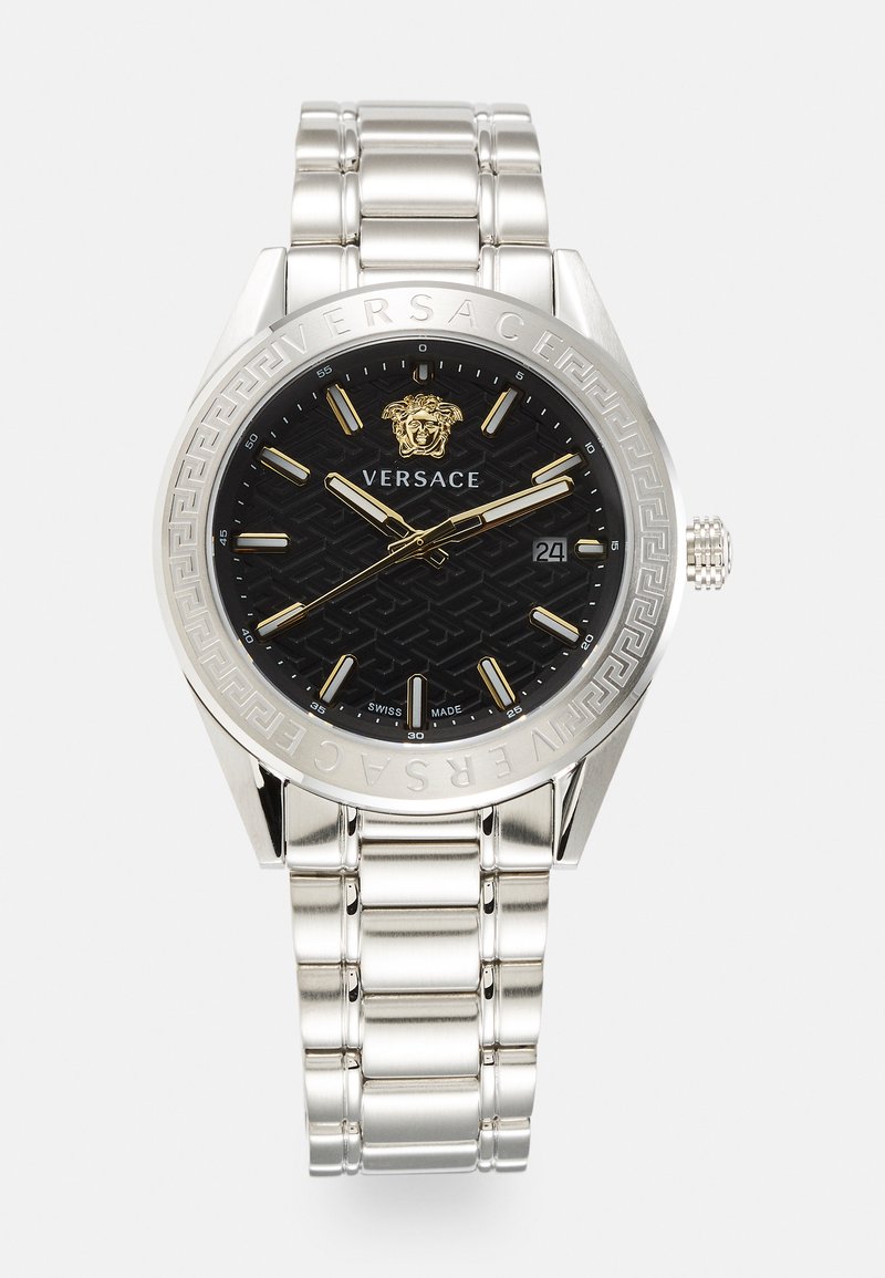 Versace Watches CODE Montre silvercoloured/black/argenté ZALANDO.FR
