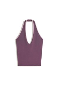 TECHNICAL HALTER  - Top - dark purple