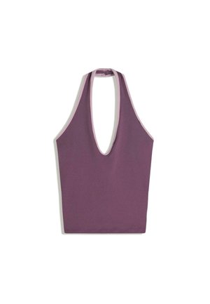 TECHNICAL HALTER  - Top - dark purple