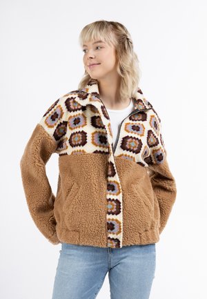Fleecejas - beige