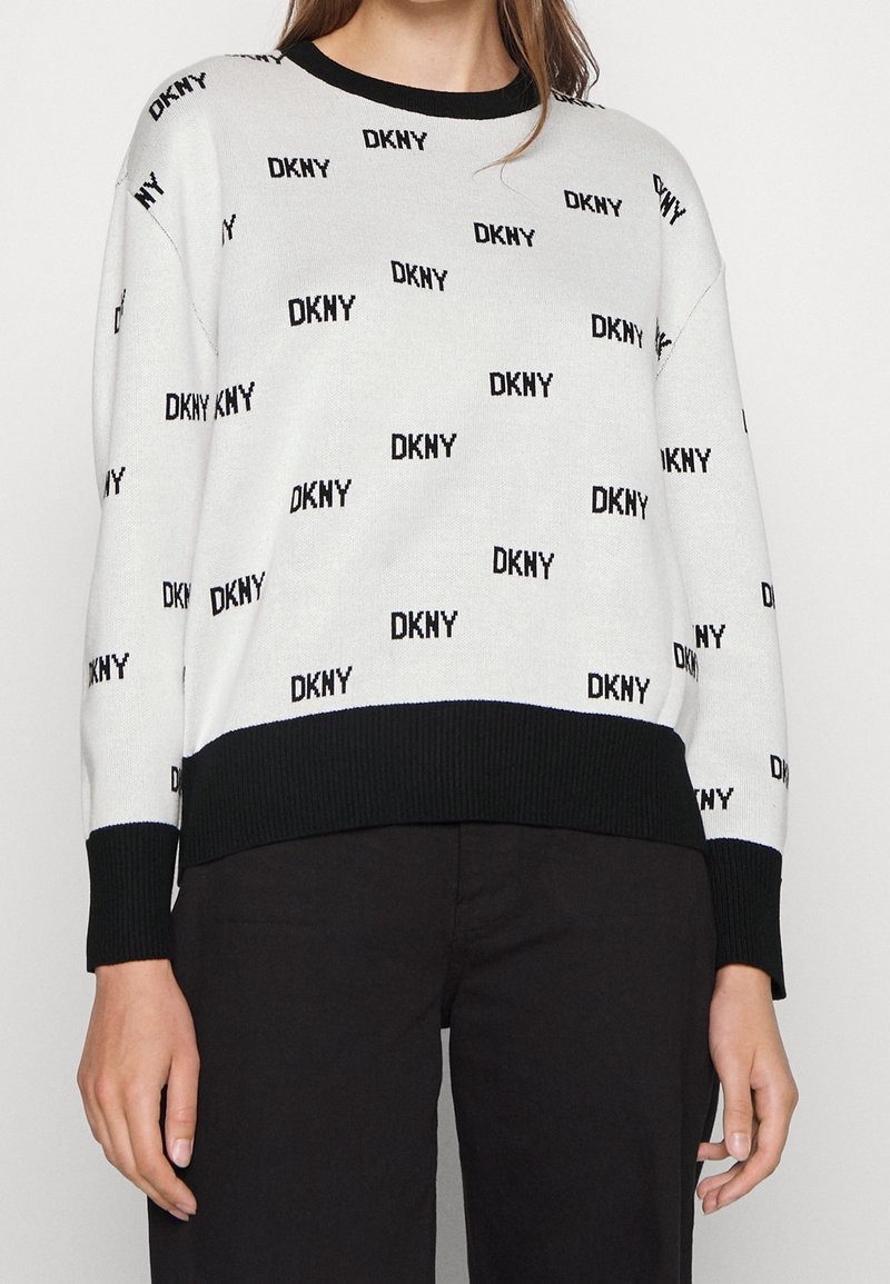 DKNY Stickad tröja - white