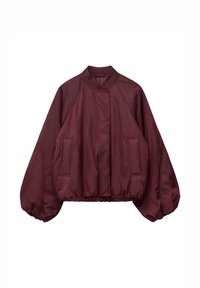 VOLUMINOUS-SLEEVE - Bomber Jacket - dark red