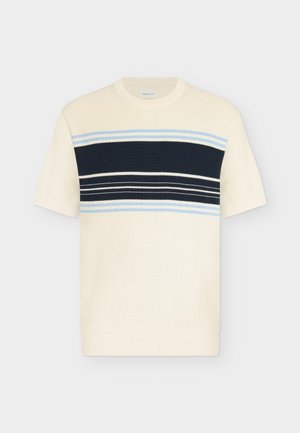 GANT, C NECK - T-shirt print - cream