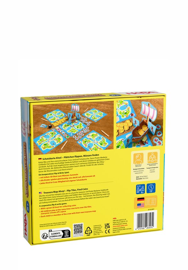SCHATZKARTE AHOI – Brettspiel – bunt