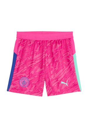 Puma MANCHESTER CITY 25/26 - Korte sportsbukser - fluro pink pes-aquatic
