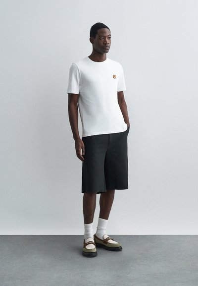 Maison Kitsuné FOX HEAD REGULAR TEE - T-paita - white