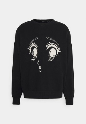 Strickpullover - black