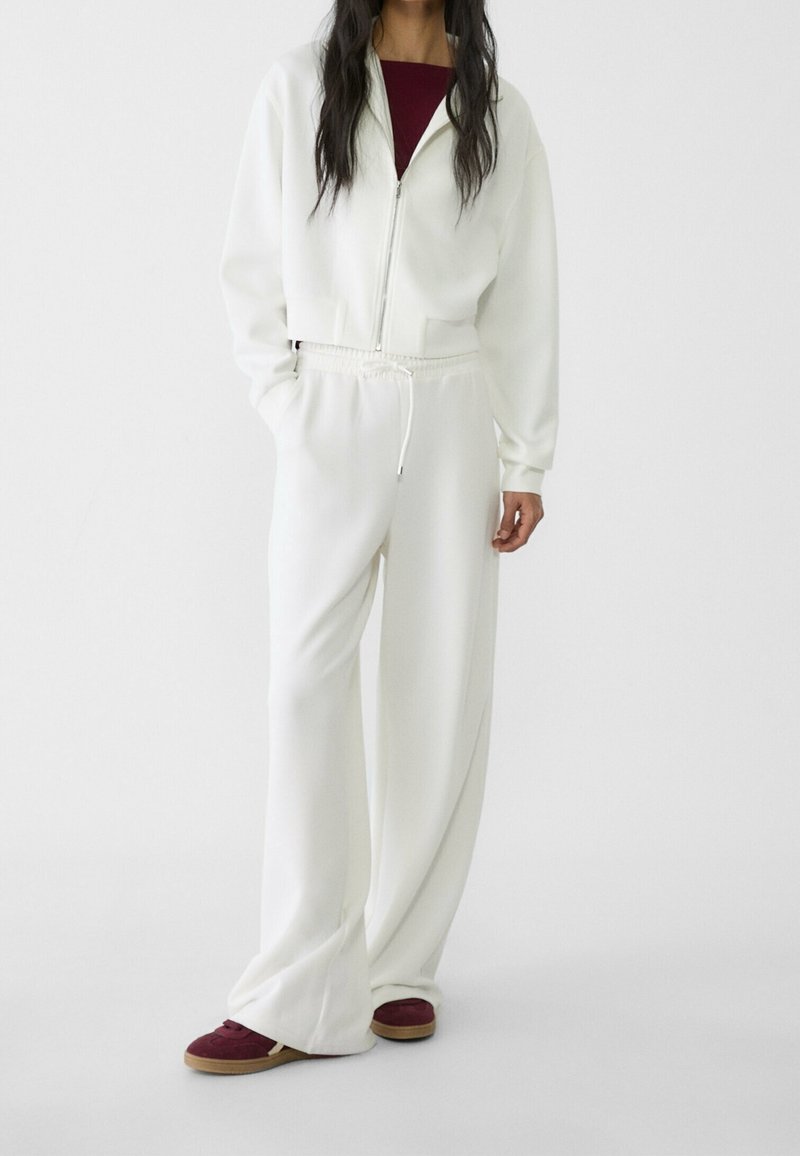 Stradivarius Felpa con zip beige (Second hand)