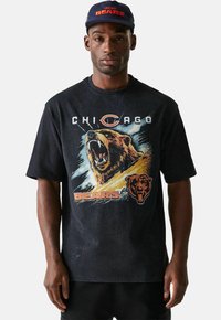 New Era - CHICAGO BEARS - Print T-shirt - black Thumbnail Image 1