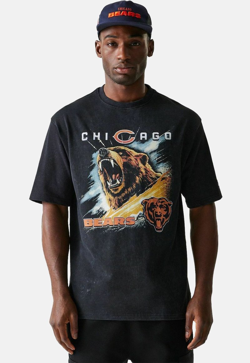 New Era - CHICAGO BEARS - Print T-shirt - black, Enlarge