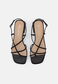 Tamaris T-bar sandals - black matt