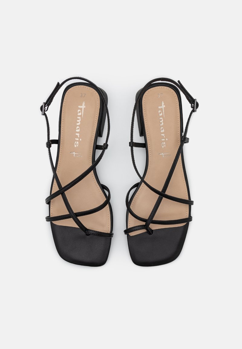 Damen Riemchensandalen | Tamaris Zehentrenner black matt/schwarz - CB92115 Damen Riemchensandalen | Tamaris Zehentrenner black matt/schwarz - CB92115
