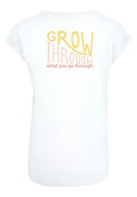 Merchcode SPRING - GROW THROUGH 1 EXTENDED SHOULDE - T-shirts med print - white