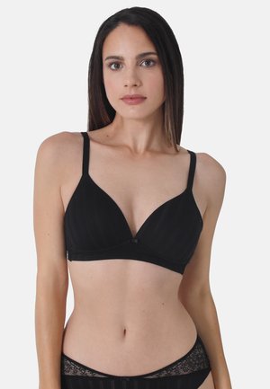 SOFT STRIPE - T-shirt bra - black