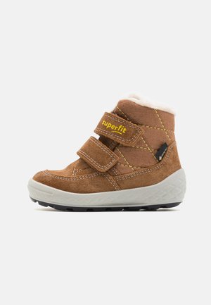 GROOVY 2.0 UNISEX - Stivali da neve  - braun/gelb