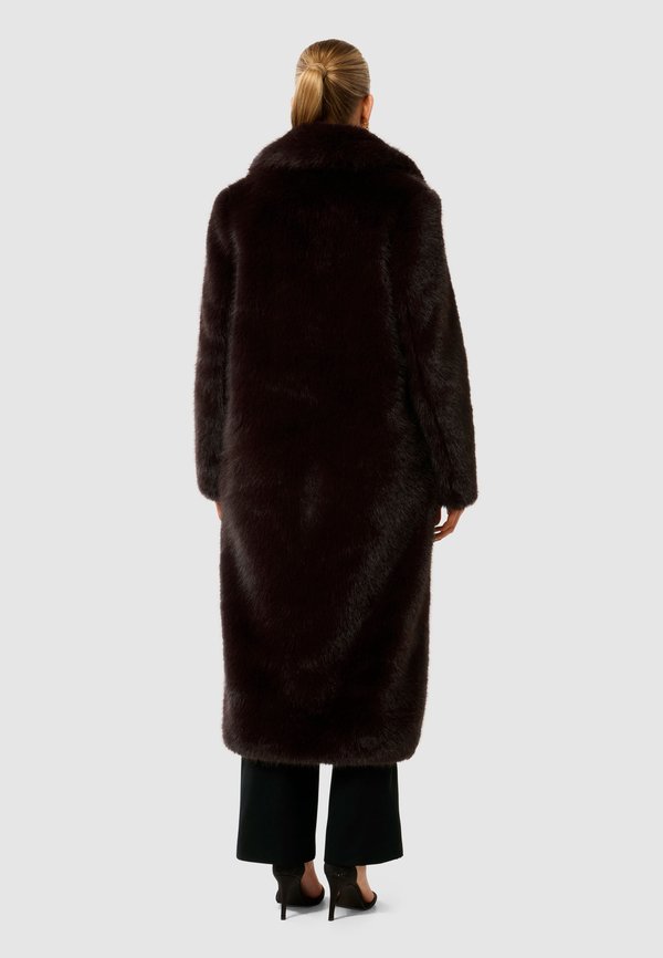 HUNTER MAXI COAT - Winter coat - dark chocolate2
