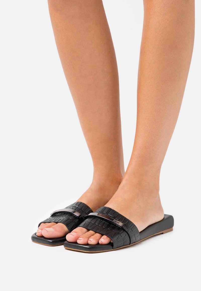 DKNY ALAINA FLAT SLIDE Mules black Zalando.co.uk