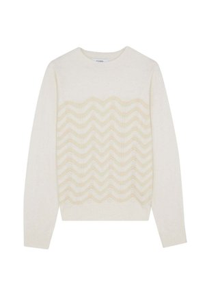 TRAN R  - Jumper - ecru stripes