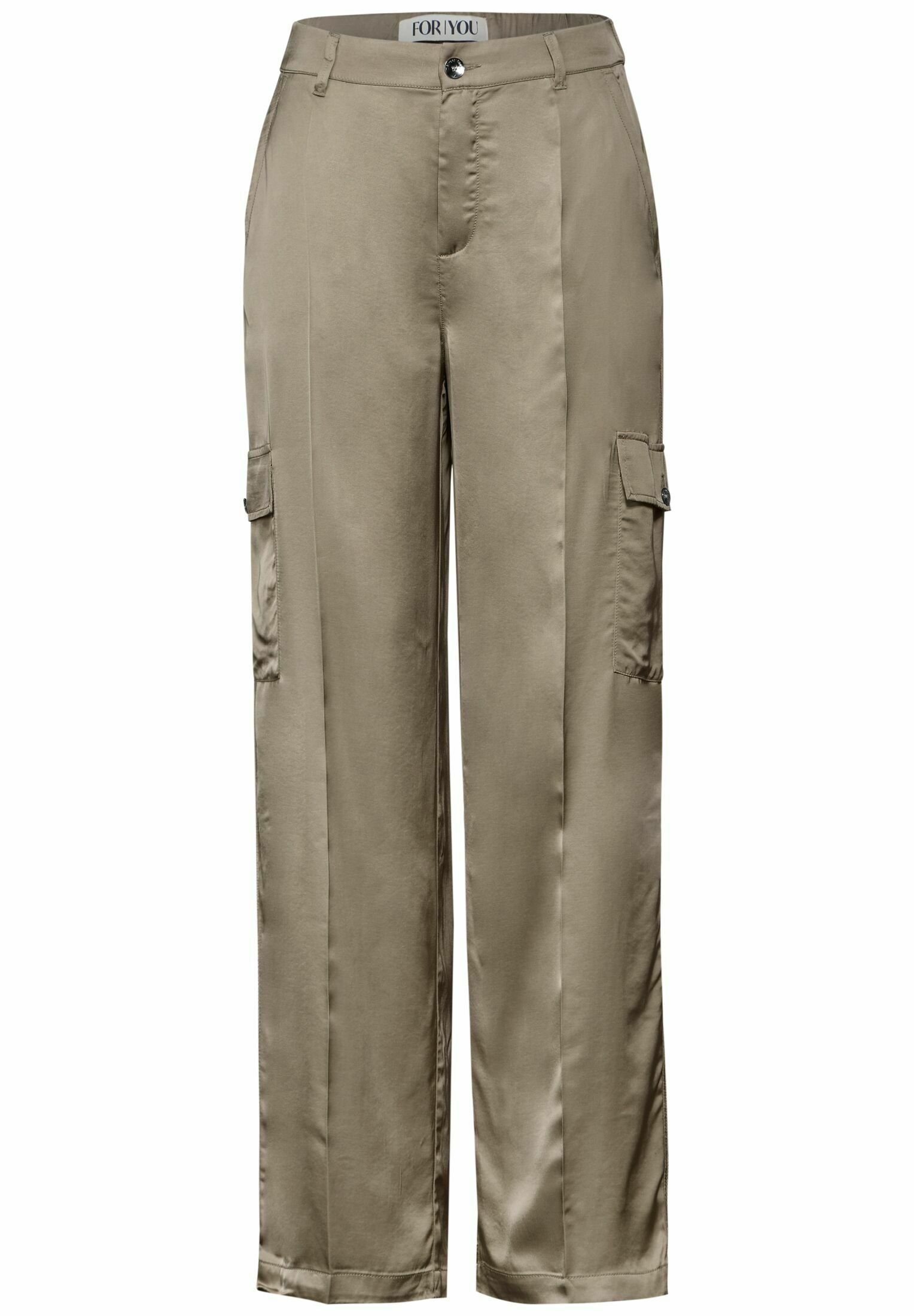 【送料&関税込】MSGM Soft Eco Leather Beige Cargo Trousers Regular Fit Cargo trousers - Beige - Men | H&M SG