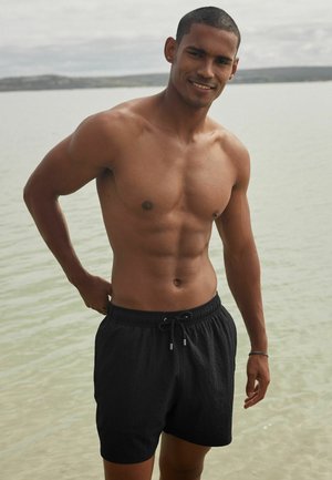 Next SEERSUCKER REGULAR FIT - Badeshorts - black