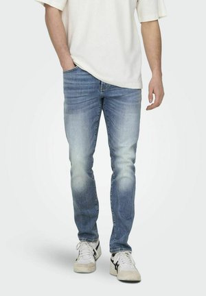 Jeans slim fit - light blue denim