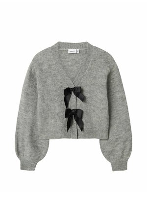 NKFRINA - Kardigan - grey melange