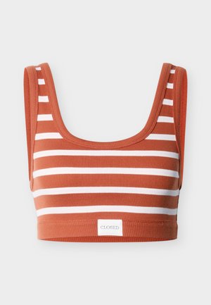 BRALETTE - Κορσές - brick red