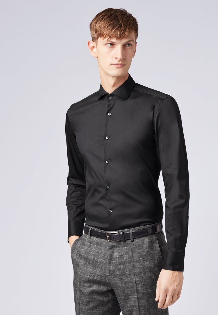 BOSS JASON SLIM FIT - Businesshemd - black/schwarz