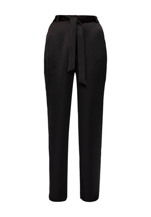 s.Oliver BLACK LABEL REGULAR FLIESSENDE AUS - Trousers - schwarz
