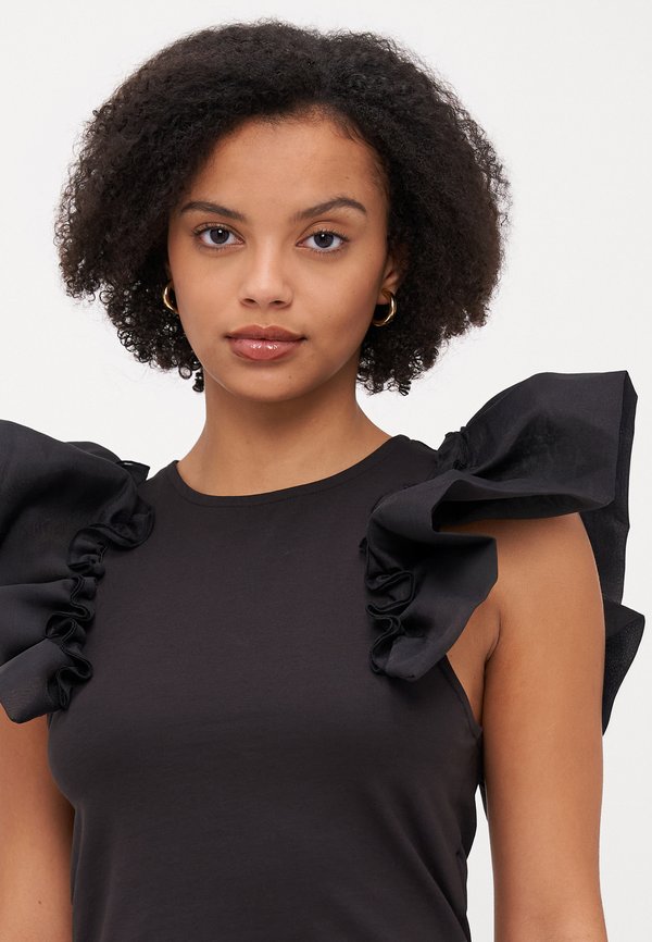 ONLTAYA LIFE FRILL MIXs - Print T-shirt3