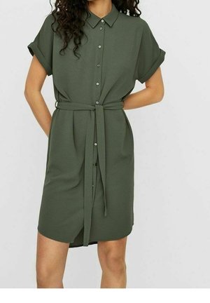 Blusenkleid - mottled green