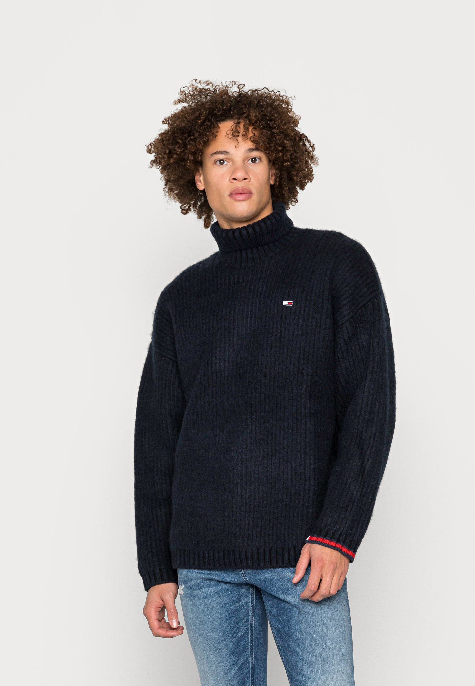 Tommy Jeans TWO TONE TURTLE NECK 