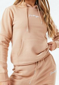 Hype Felpa con cappuccio - sand
