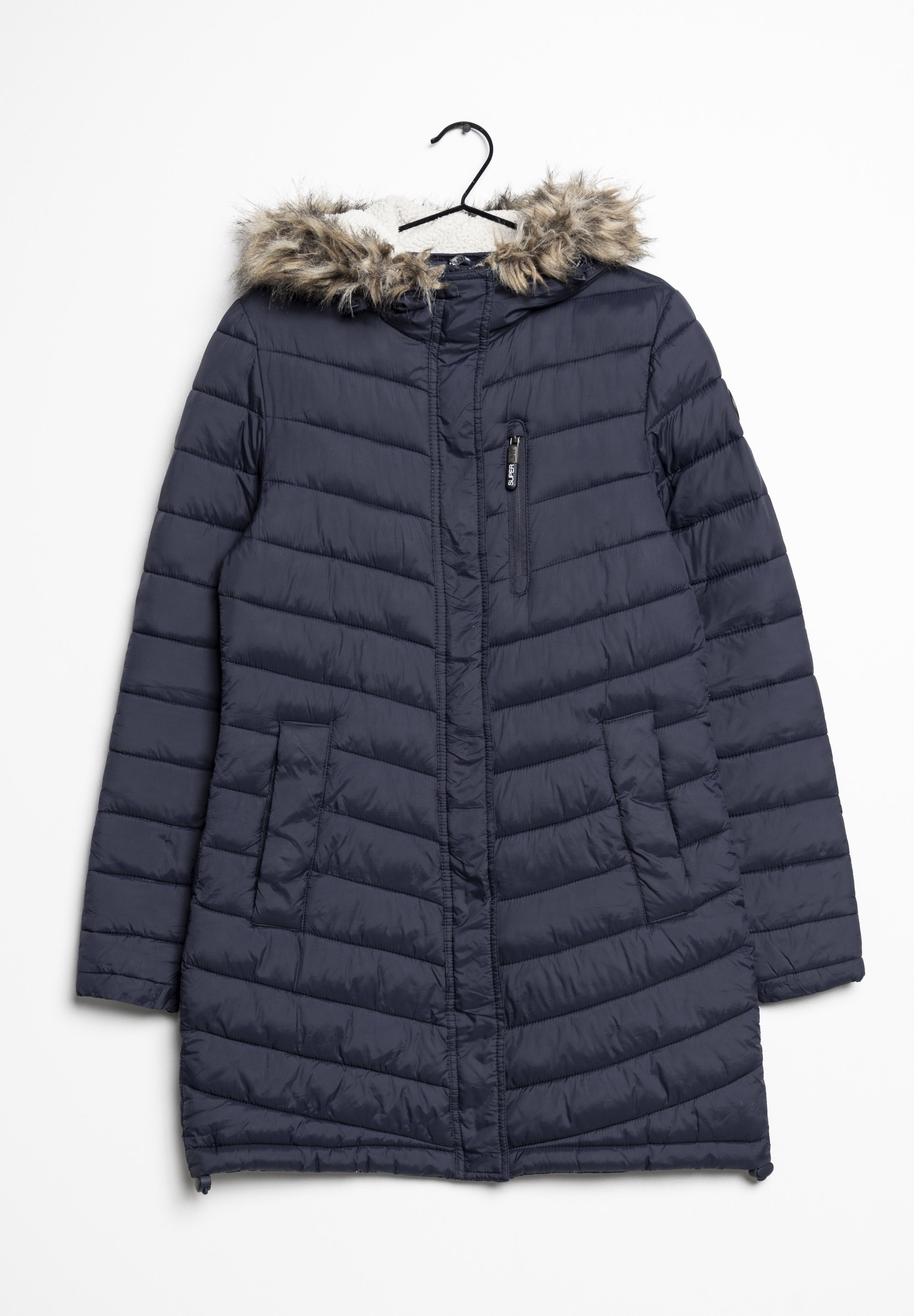 Superdry Co Wintermantel blue/blau (Pre-owned) Zalando