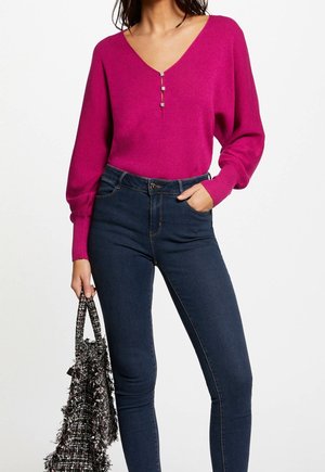 Morgan, Pullover - mottled pink