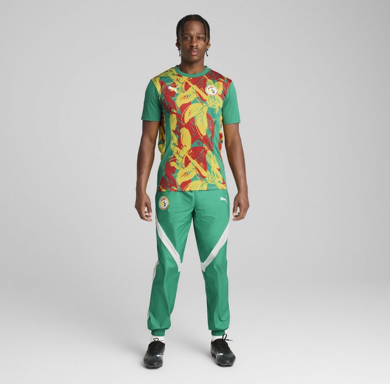 Puma SENEGAL 2025 PRE-MATCH Pantaloni sportivi sport green