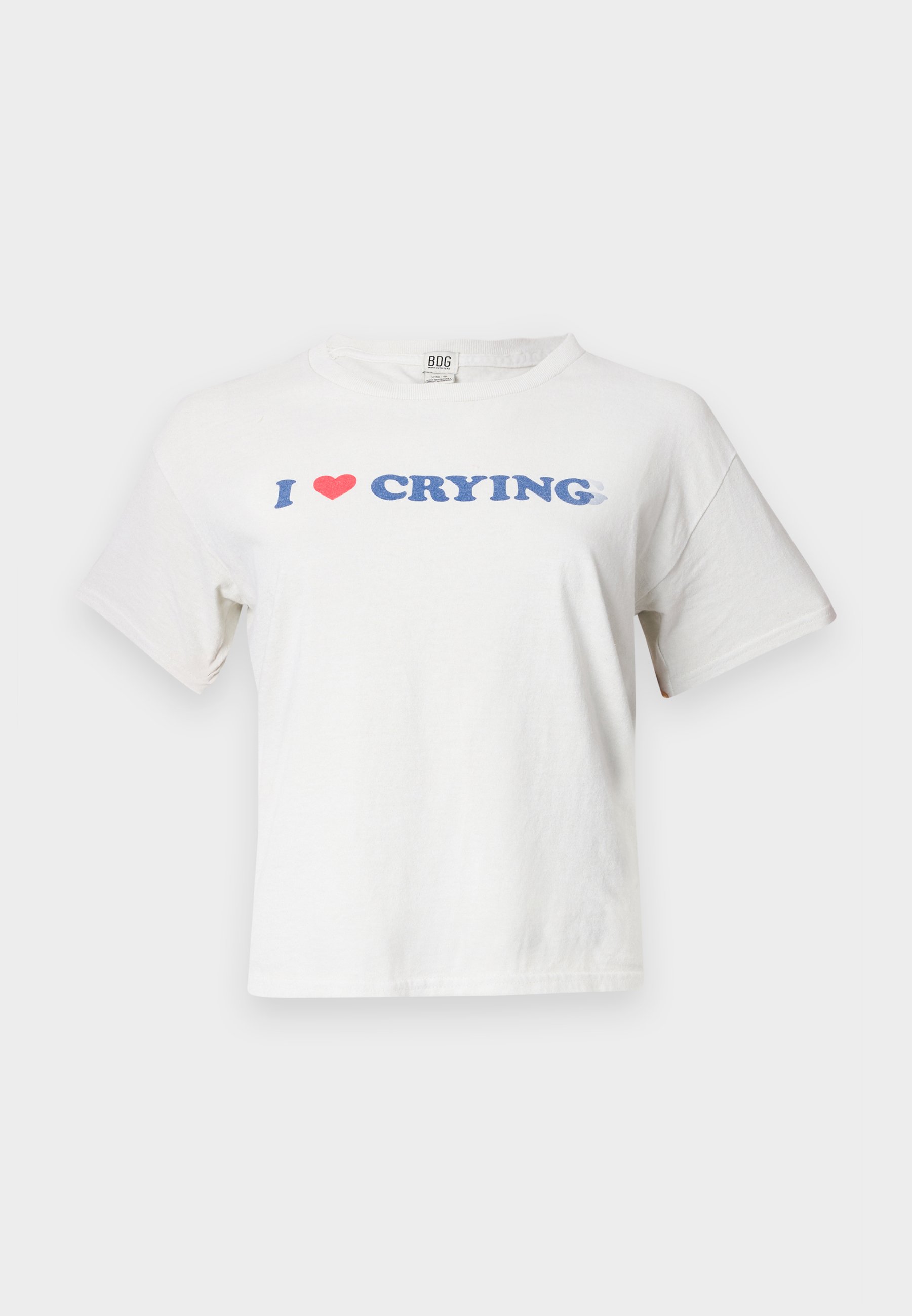 【GLOWNY】 CRYING BABY TEE (WHITE) GLOWNY Crying Baby Tee - White | 하이츠스토어