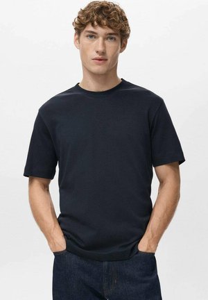T-shirt basic - marineblau