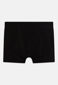 Sorte boxer briefs lavet af blødt stof. Har en elastisk talje og en syet frontlomme. Simpelt design uden mønstre.