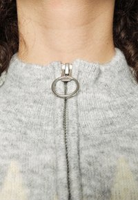 Object Tall Strickpullover - light grey