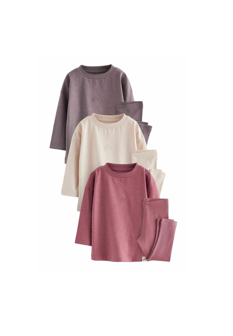 Next 3 PACK REGULAR FIT - Nattøj sæt - berry pink