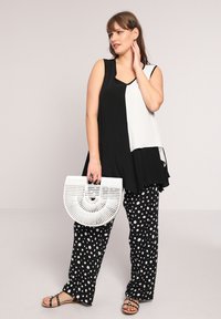 Jean Marc Philippe Blouse - noir   écru