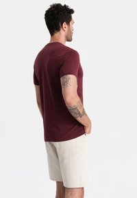 Ombre TSBS - Jednoduché tričko - burgundy