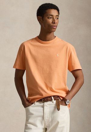 CLASSIC FIT JERSEY CREWNECK T-SHIRT - T-shirt basique - pompano orange