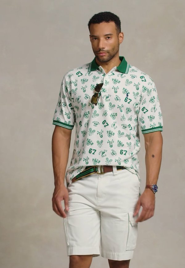 PRINT MESH POLO SHIRT - Polo shirt2