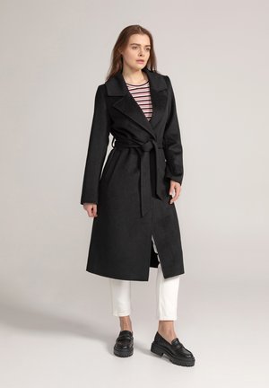 Classic coat - schwarz