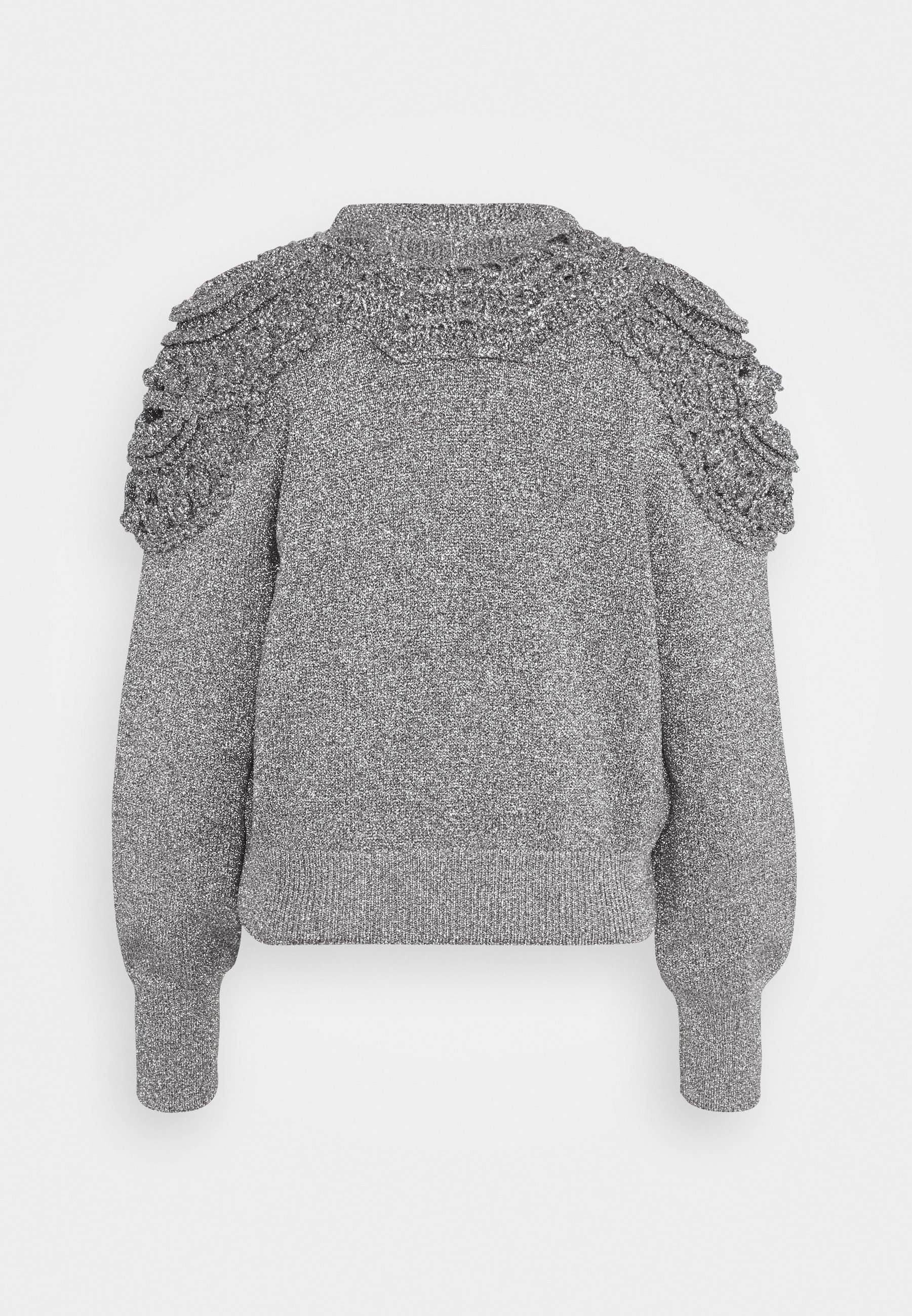 Alberta Ferretti SHORT LOVE ME Trui silver Zalando.nl DESIGNERS REMIX ANTICO CABLE Trui lavender Zalando.nl