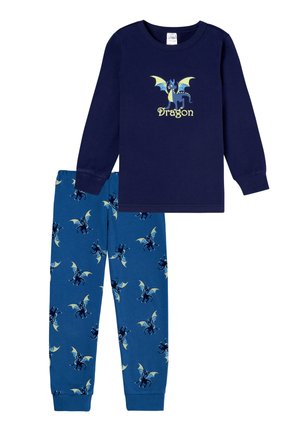 SET - Nachtwäsche Set - dunkelblau